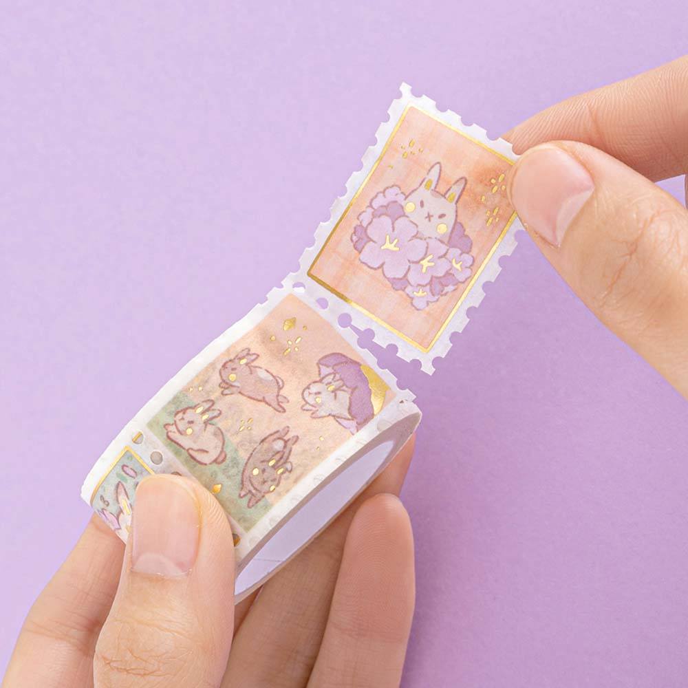 Tsuki 'Bunny Blush' Washi Tape Set ☾ x @blossom_bujo