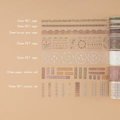 Tsuki 'Lace Dreams' Washi Tape Set ☾