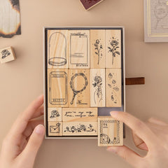 Tsuki 'Vintage Rose' #2 Large Stamp Set ☾