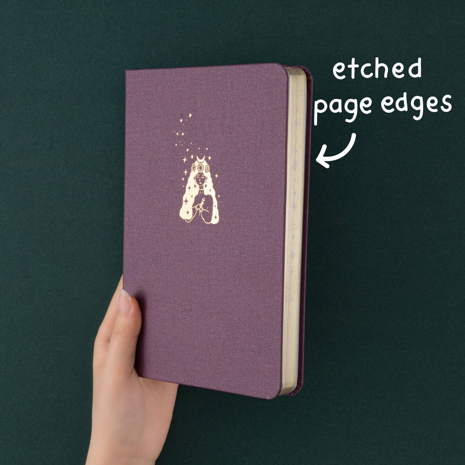 Tsuki 'Summer Witch' Limited Edition Glitter Linen Bullet Journal ☾
