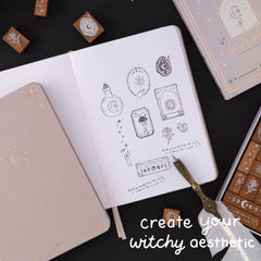 Tsuki 'Moonlit Alchemy' Bullet Journal Stamp Set ☾