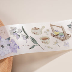 Hinoki - 'Into the Tea Room' PET + Washi Tape Set