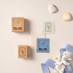 Hinoki - 'Into the Wave' Wooden Stamps Set
