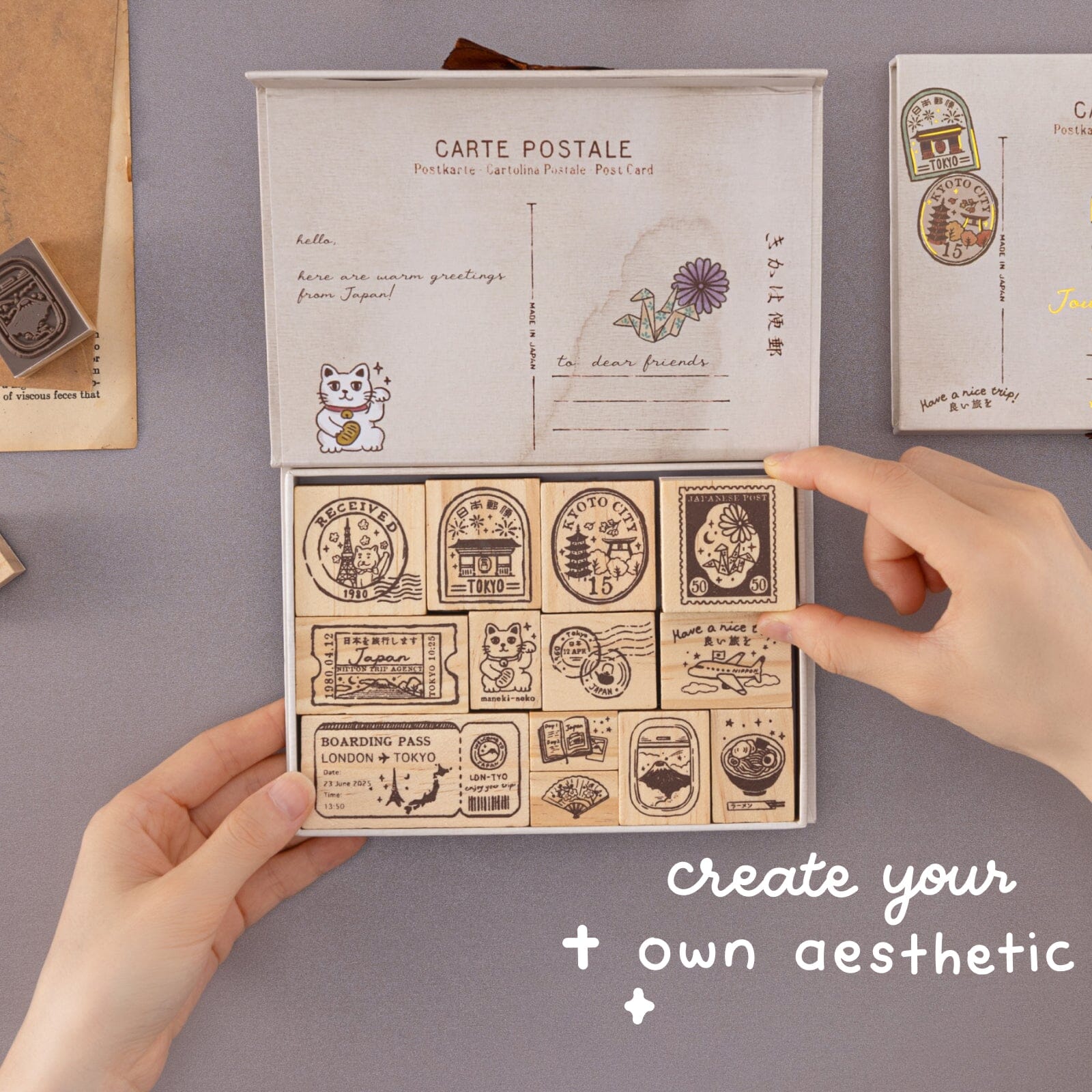 Tsuki 'Journey in Japan' Bullet Journal Stamp Set ☾
