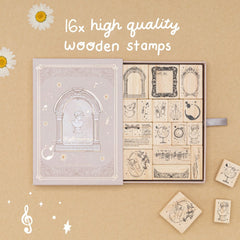 Tsuki 'Light Academia' Stamp Set ☾