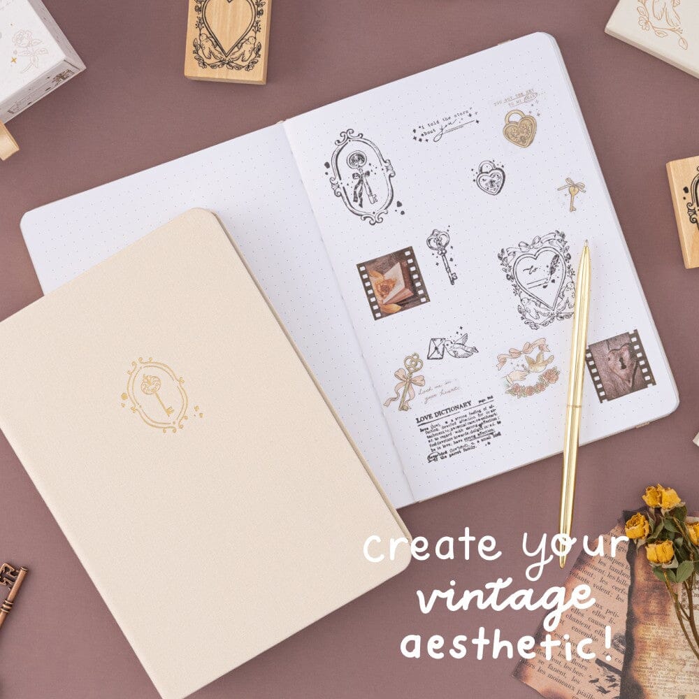 Tsuki 'Love Lock' Bullet Journal Stamp Set ☾