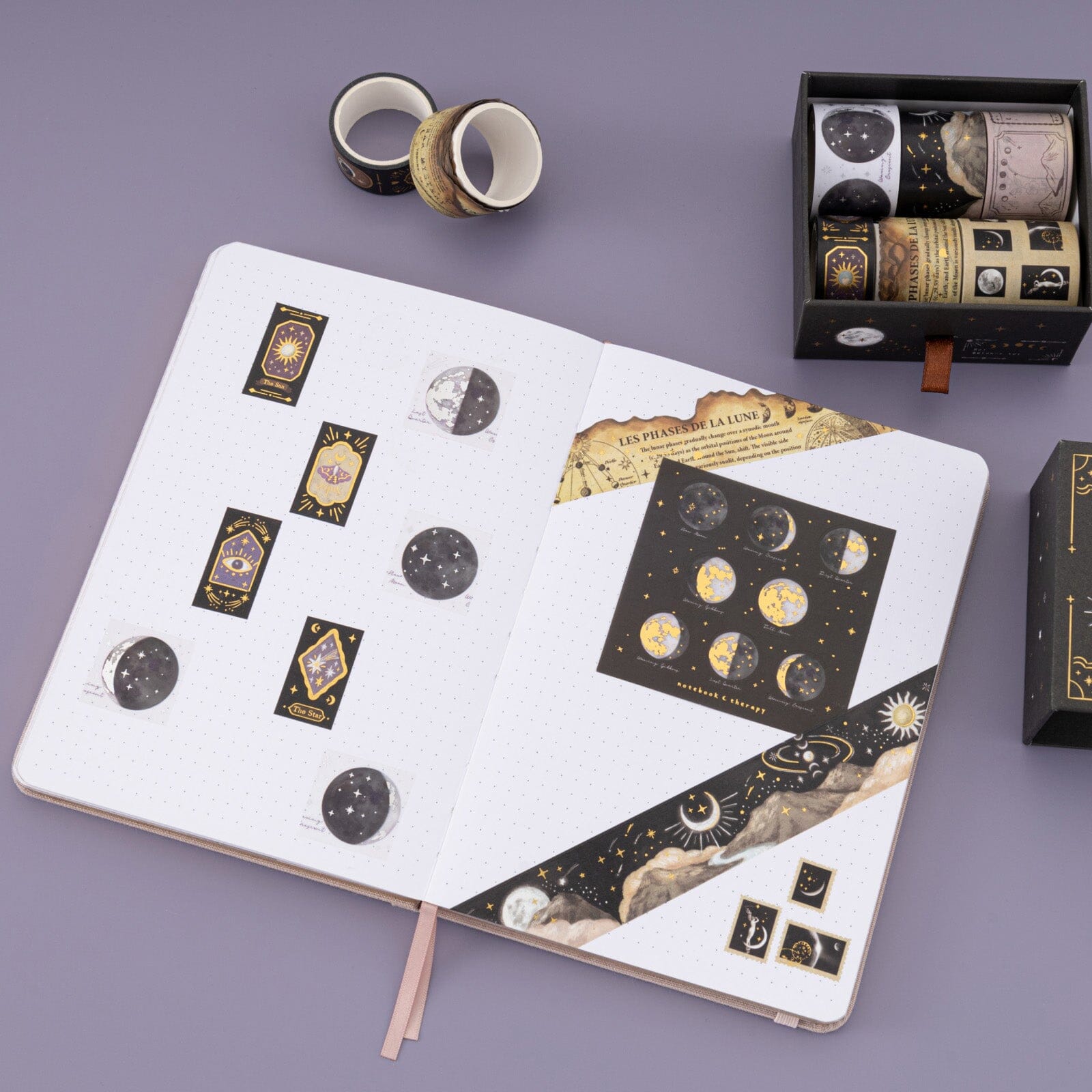 Tsuki 'Lunar Mystery' Washi Tape Set ☾