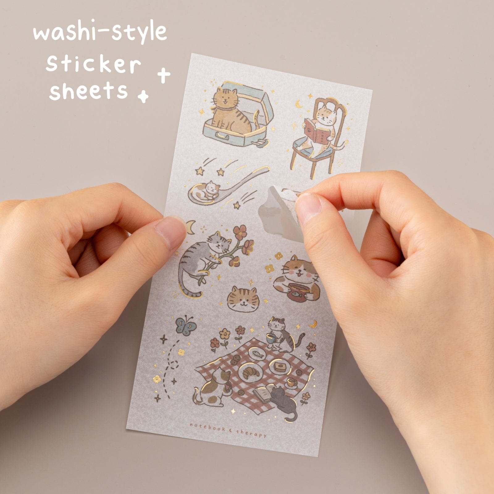 Tsuki 'Neko Days' Sticker Set ☾