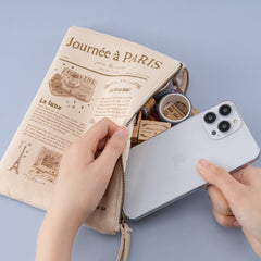 Tsuki 'Journée à Paris' Travel Pouch ☾