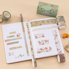 Tsuki 'Red Panda' Washi Tape Set ☾