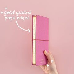 Tsuki 'Moonlit Blossom' Luxury Travel Notebook ☾