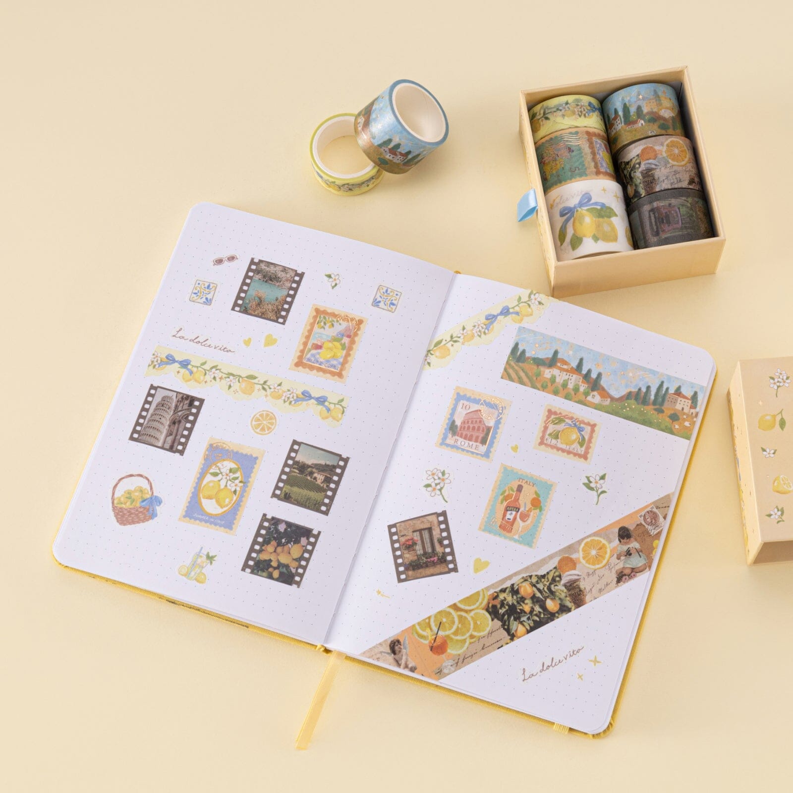 Tsuki 'Summer in Italy' Washi Tape Set ☾