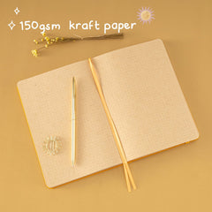 Tsuki 'Sunlit Mystery' Kraft Paper Limited Edition Bullet Journal ☾