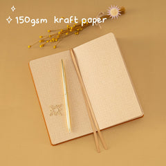 Tsuki 'Sunbeam Magic' Kraft Travel Notebook ☾