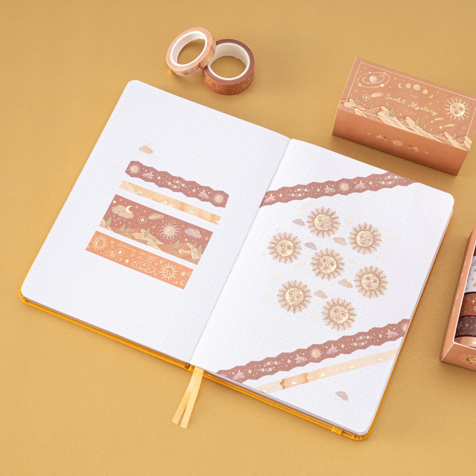 Tsuki 'Sunlit Mystery' Washi Tape Set ☾