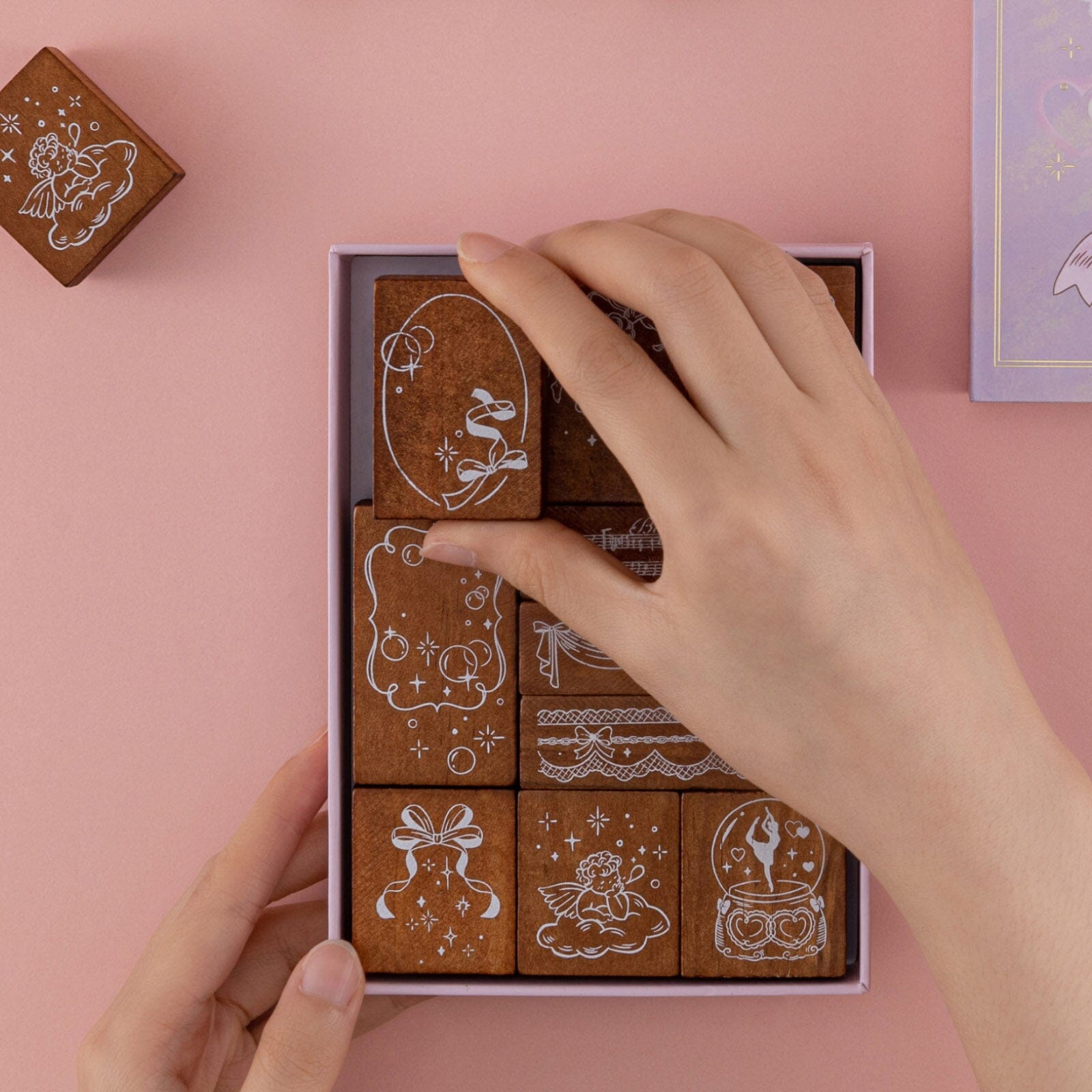 Tsuki 'Sweet Ballet' Bullet Journal Stamp Set ☾