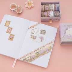 Tsuki 'Sakura Breeze' Washi Tape Set ☾