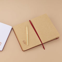 Tsuki 'Vintage Rose' Kraft Paper Limited Edition Bullet Journals ☾