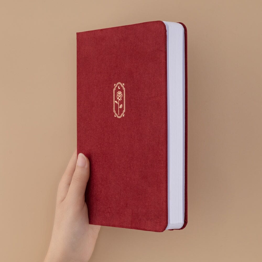 Tsuki 'Vintage Rose' Petal Red Limited Edition Bullet Journal ☾