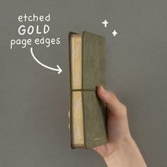 Tsuki 'Fern Fable' A6 Luxury Travel Notebook ☾
