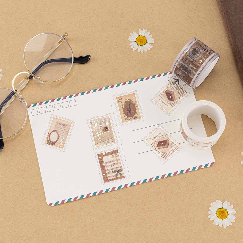Tsuki 'Light Academia' Washi Tape Set ☾