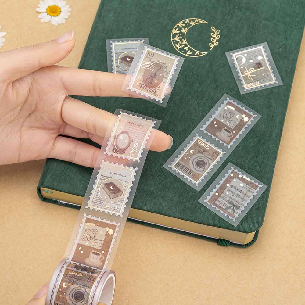 Tsuki 'Light Academia' Washi Tape Set ☾