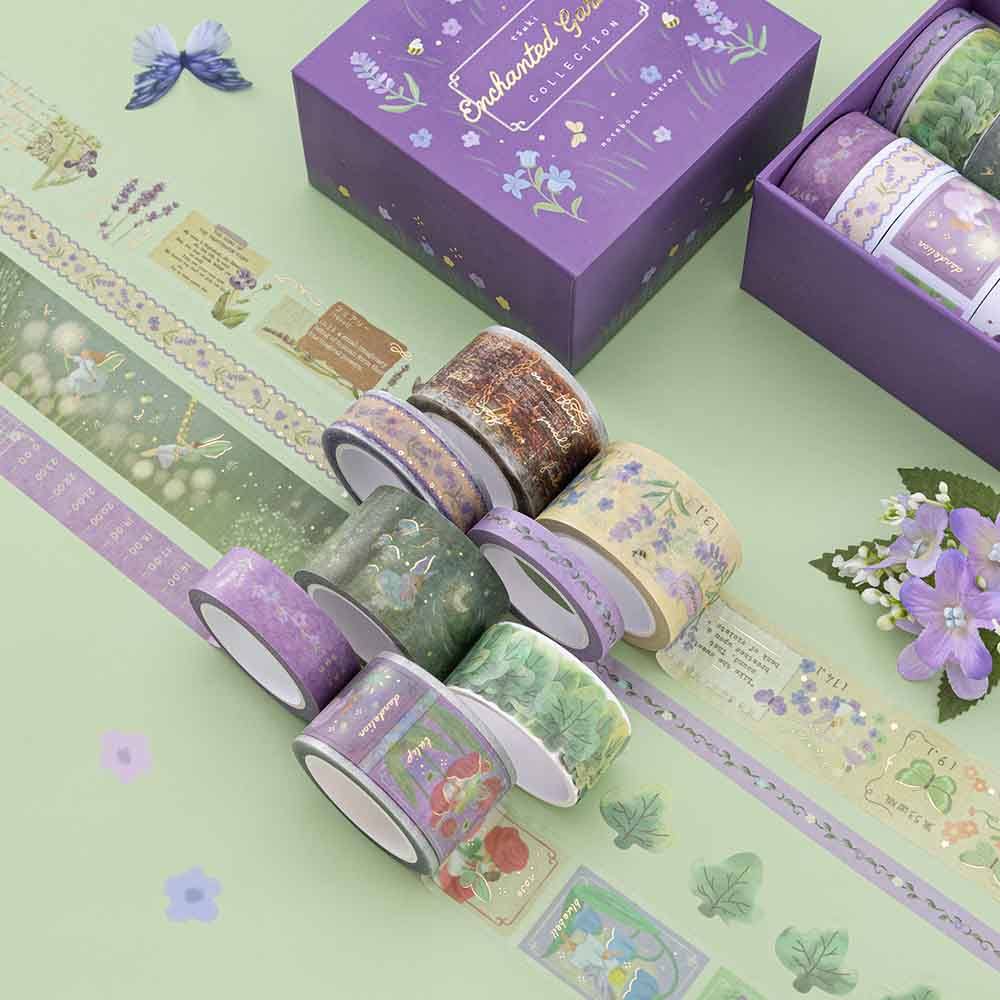Tsuki 'Enchanted Garden' Washi Tape Set ☾