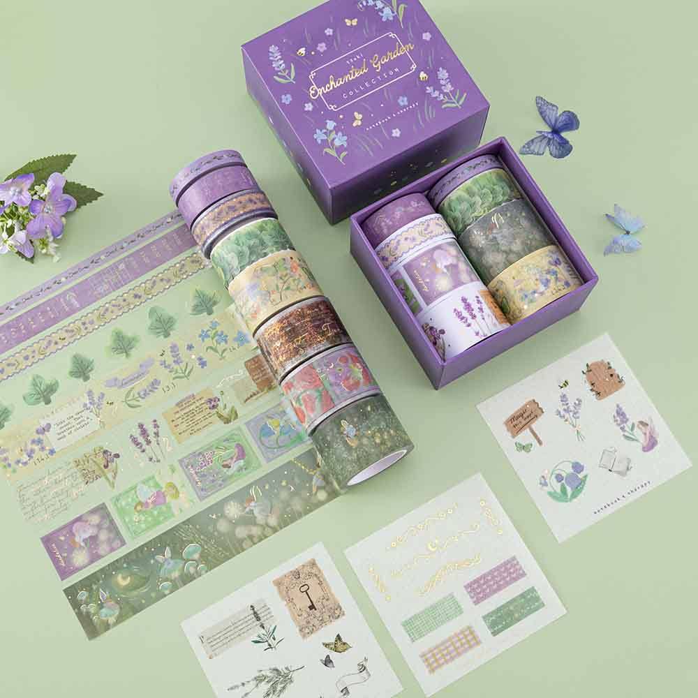 Tsuki 'Enchanted Garden' Washi Tape Set ☾