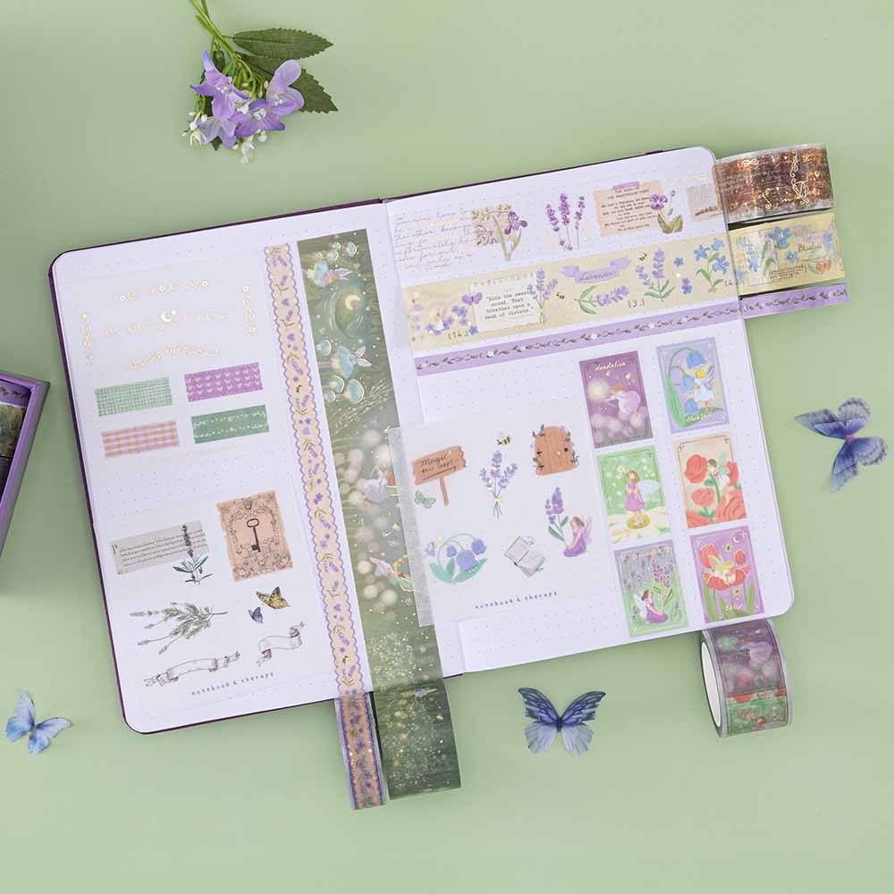 Tsuki 'Enchanted Garden' Washi Tape Set ☾