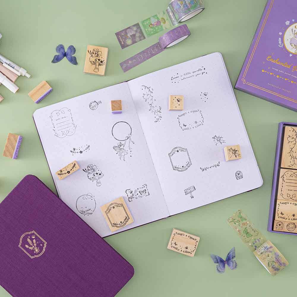 Tsuki 'Enchanted Garden' Bullet Journal Stamp Set ☾