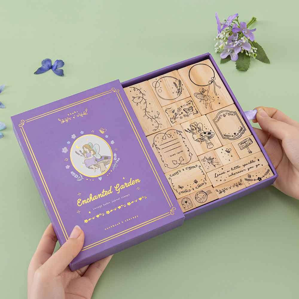 Tsuki 'Enchanted Garden' Bullet Journal Stamp Set ☾