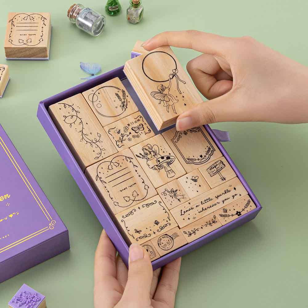 Tsuki 'Enchanted Garden' Bullet Journal Stamp Set ☾