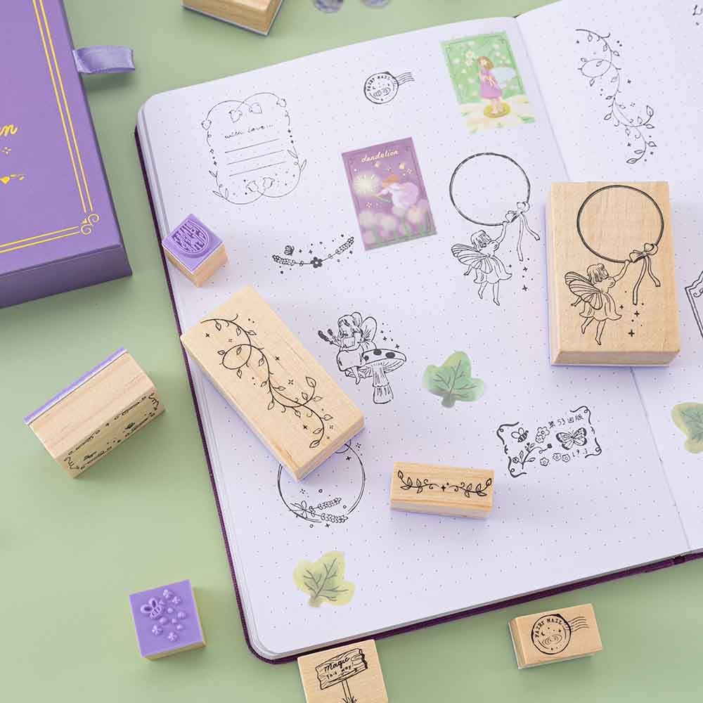 Tsuki 'Enchanted Garden' Bullet Journal Stamp Set ☾
