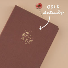 Tsuki 'Dried Flowers' Limited Edition Luxury Bullet Journal ☾