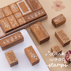 Tsuki 'Dried Flowers' Bullet Journal Stamp Set ☾