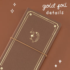 Tsuki 'Cozy Friends' Luxury Travel Notebook ☾