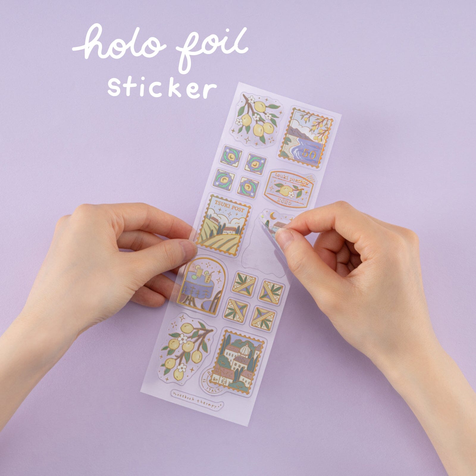Tsuki Four Seasons: Summer Collector's Edition 2025 3D Holographic Sticker Set ☾