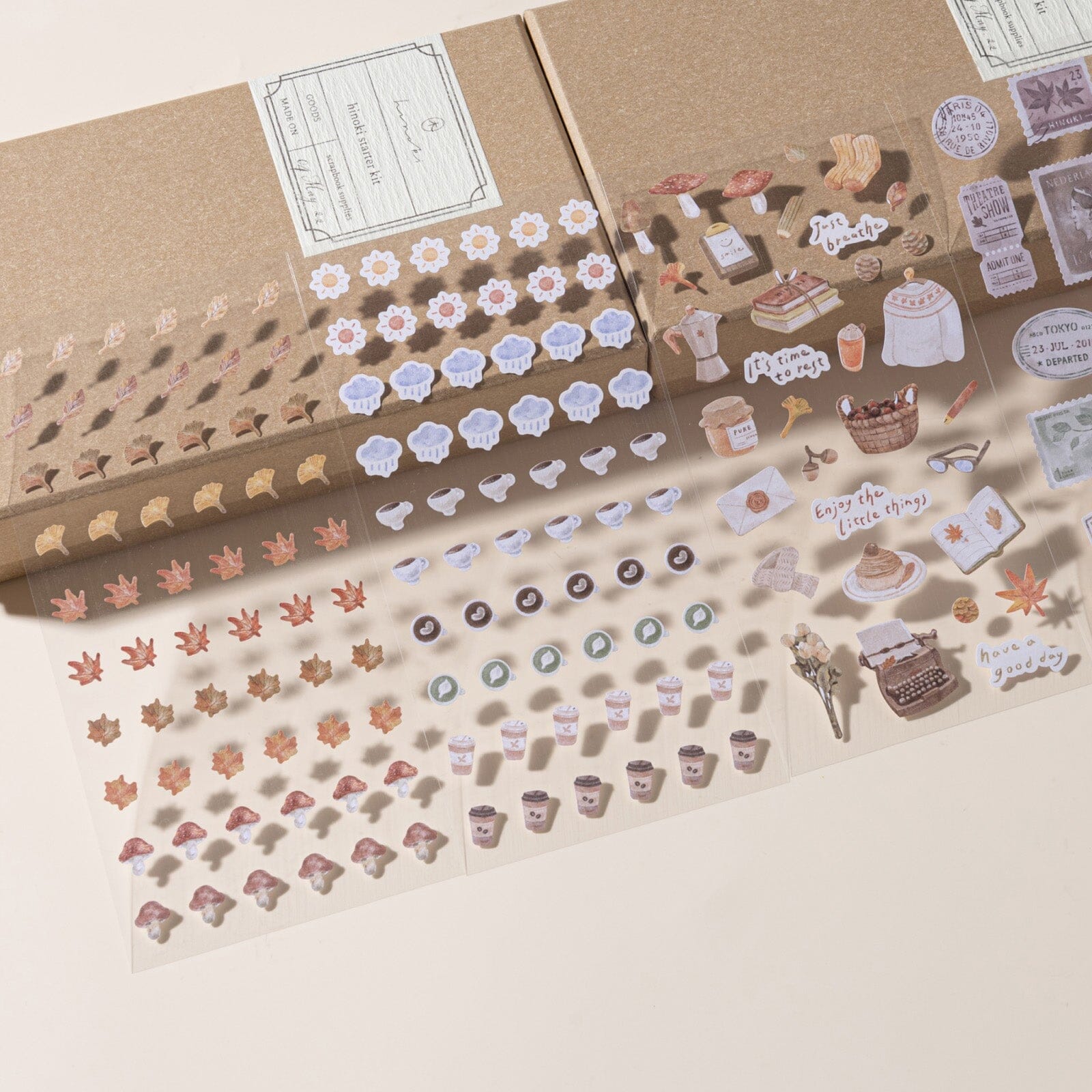 Hinoki - 'Into the Fall' Mixed Insert + Sticker Set