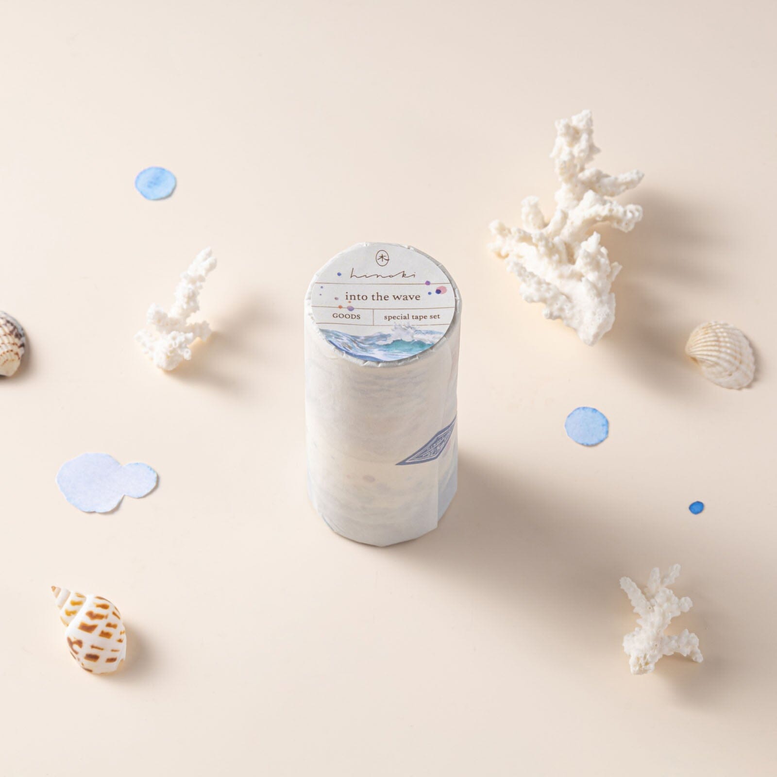 Hinoki - 'Into the Wave' Decorative PET Tape Set