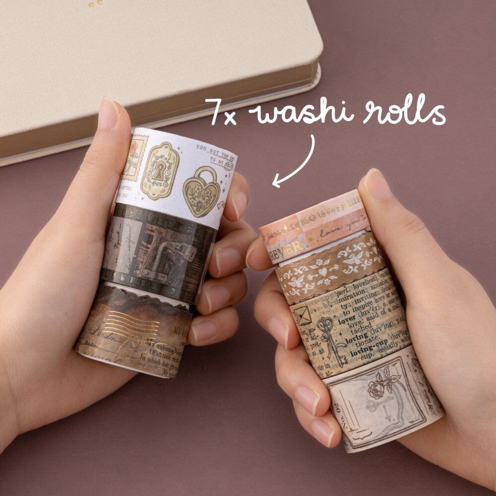 Tsuki 'Love Lock' Washi Tape Set ☾