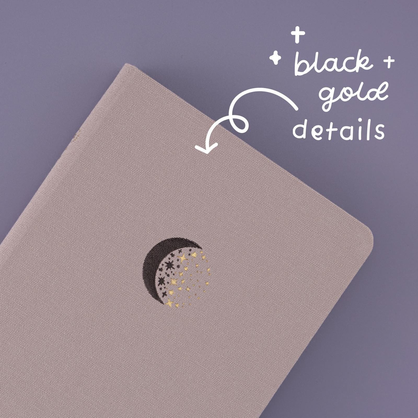 Tsuki 'Lunar Magic' Limited Edition Black Page Bullet Journal ☾