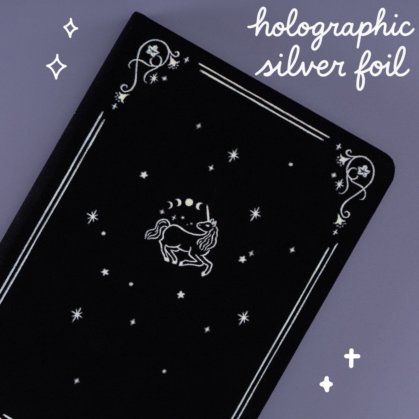 Tsuki 'Lunar Unicorn' Limited Edition Black Page Bullet Journal ☾