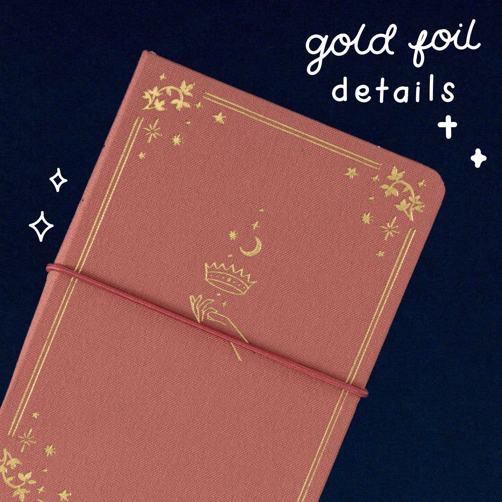 Tsuki 'Starlit Crown' A6 Travel Notebook ☾