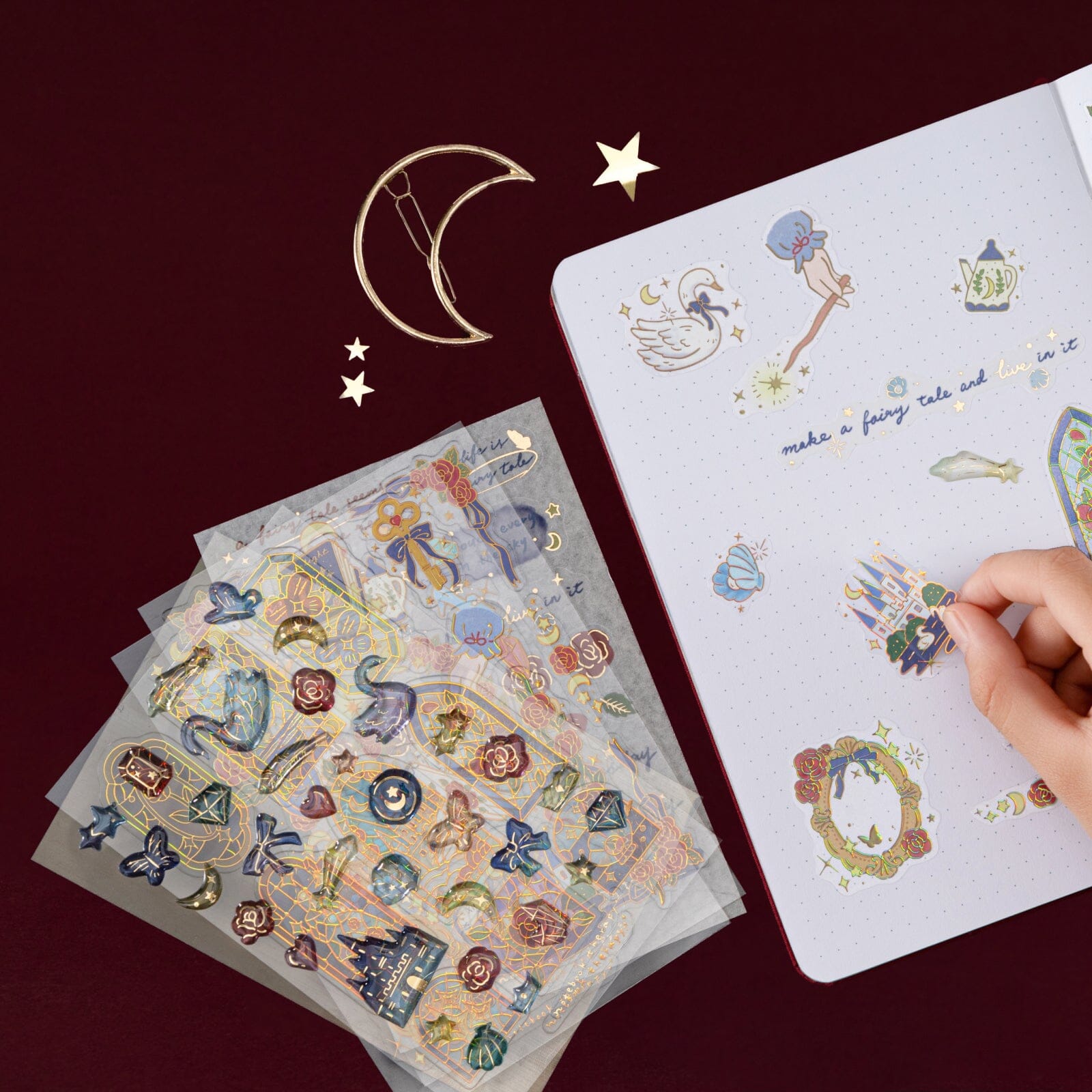 Tsuki 'Once Upon a Time' 3D Sticker Set ☾