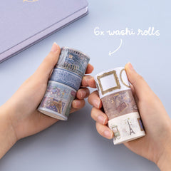 Tsuki 'Journée à Paris' Washi Tape Set ☾