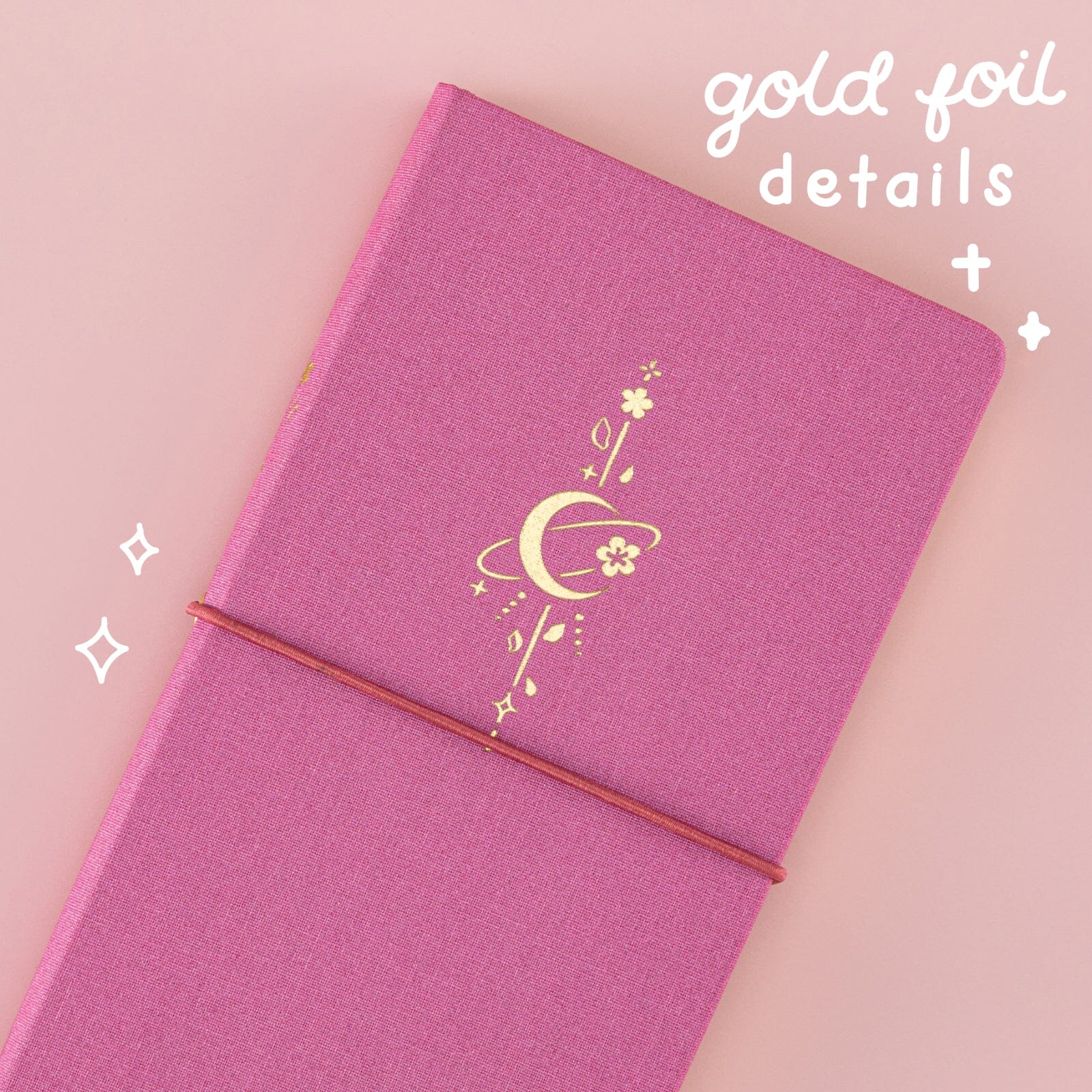 Tsuki 'Moonlit Blossom' Luxury Travel Notebook ☾
