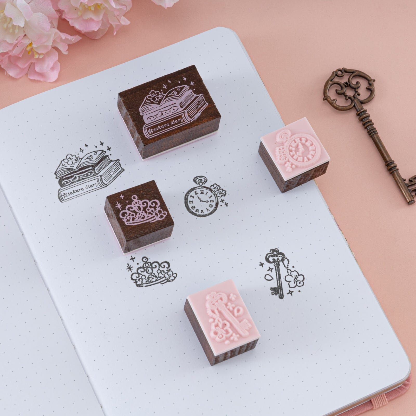 Tsuki 'Sakura Story' Bullet Journal Stamp Set ☾