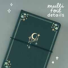 Tsuki 'Moonlit Garden' A6 Travel Notebook ☾