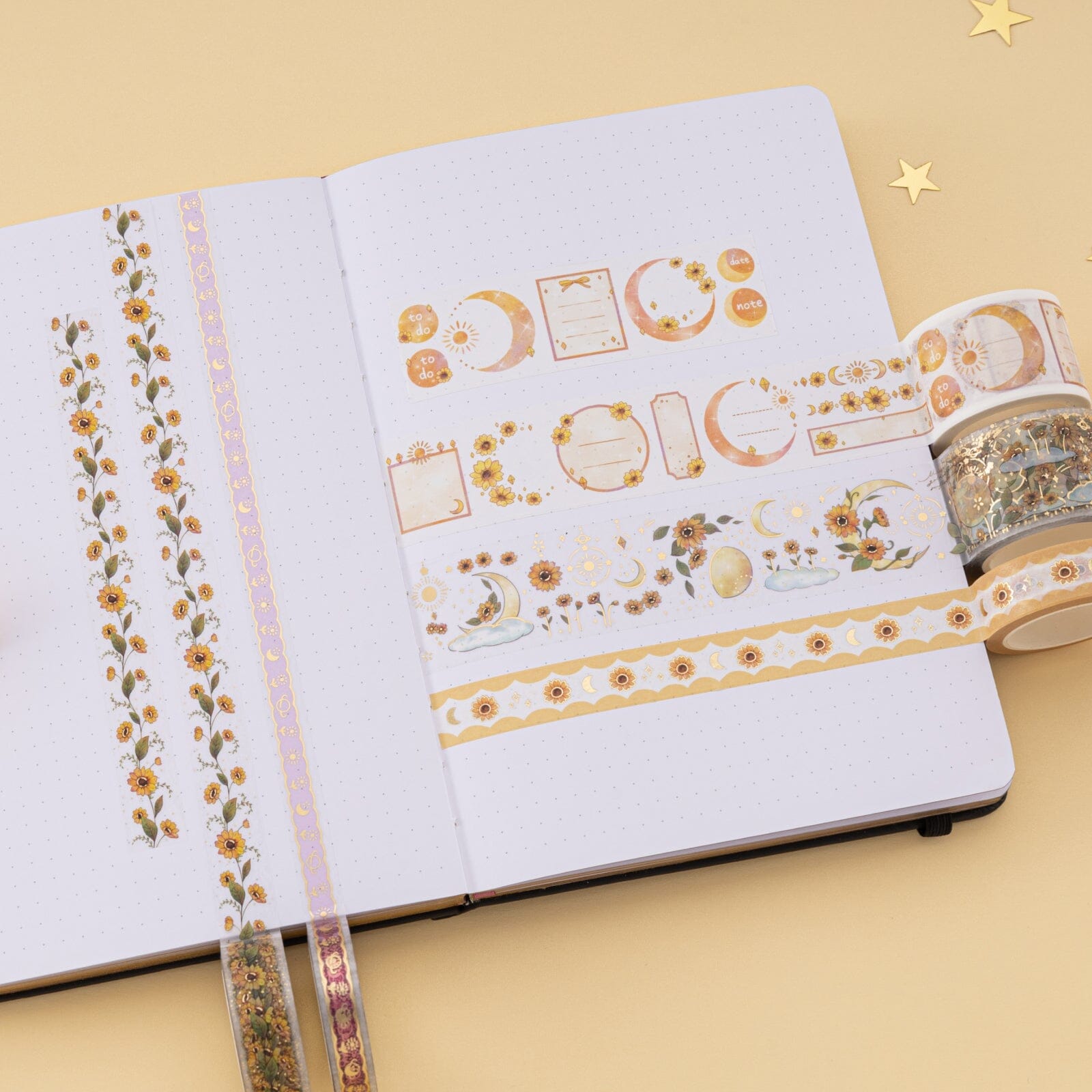 Tsuki 'Summer Moonflower' Washi Tape Set ☾