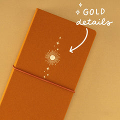 Tsuki 'Sunbeam Magic' Luxury Travel Notebook ☾